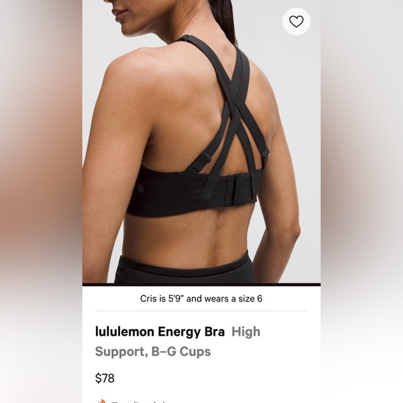 Lululemon Energy Bra - Picture 3 of 8